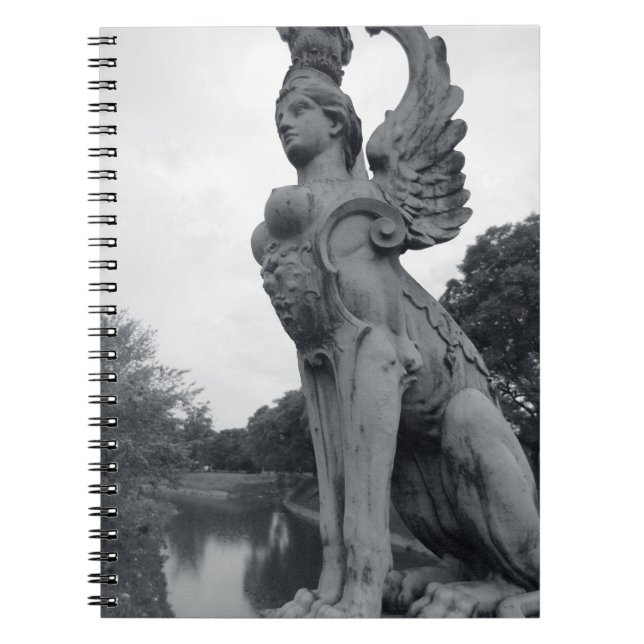 Uruguay, Montevideo, Barrio Prado, mythological Spiral Notebook (Front)