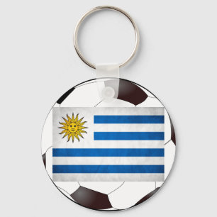 Uruguay National Flag Key Ring