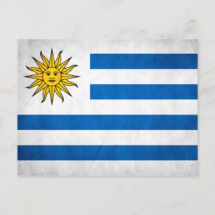 Uruguay National Flag Postcard