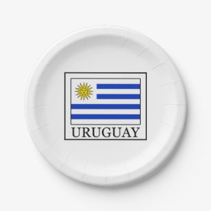 Uruguay Paper Plate