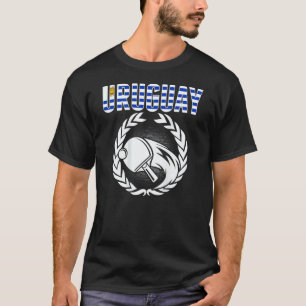 Uruguay Ping Pong   Uruguayan Table Tennis Support T-Shirt
