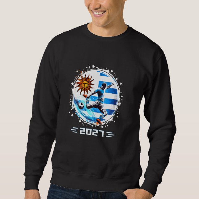 Uruguay Player Boys Kids Men Youth Women Uruguay 2 Sweatshirt (Front)