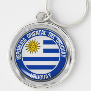Uruguay Round Emblem Key Ring