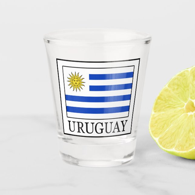 Uruguay Shot Glass (Front)