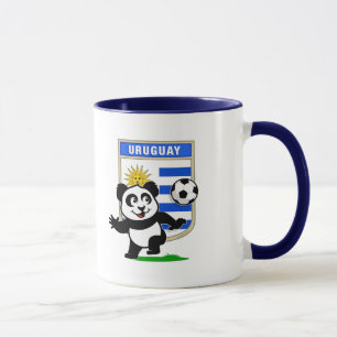 Uruguay Soccer Panda Mug