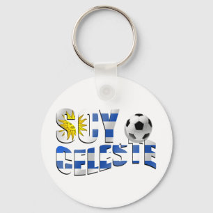 Uruguay Soccer T-shirts and gifts Key Ring