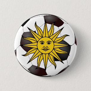 Uruguay "Sol de Mayo" 6 Cm Round Badge