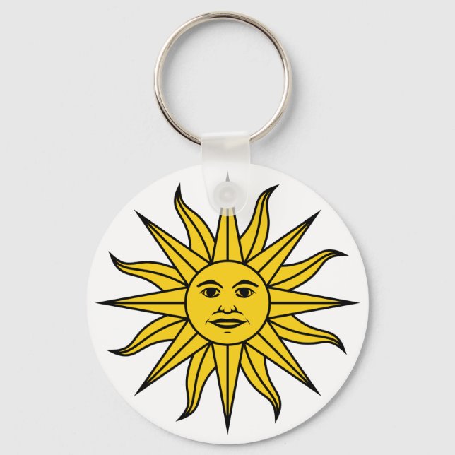 Uruguay Sol de Mayo Key Ring (Front)