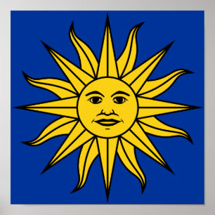 Uruguay "Sol de Mayo" Poster