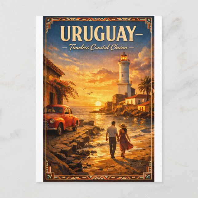 URUGUAY – Timeless Coastal Charm Postcard (Front)
