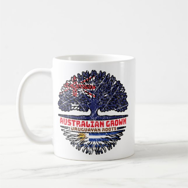 Uruguay Uruguayan Australian Australia Tree Roots Coffee Mug (Left)