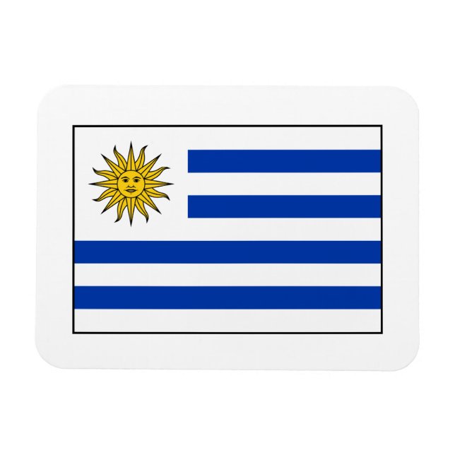 Uruguay – Uruguayan Flag Magnet (Horizontal)