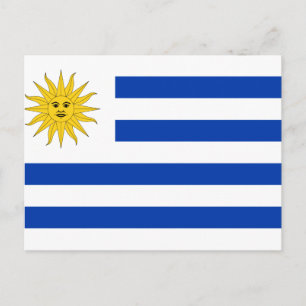 Uruguay (Uruguayan) Flag Postcard