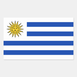 Uruguay/Uruguayan Flag Rectangular Sticker