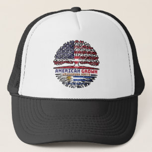 Uruguay Uruguayan US American USA United States Trucker Hat