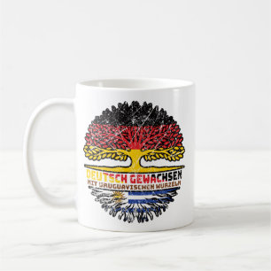 Uruguay Uruguayisch Deutsch Deutschland Baum Coffee Mug