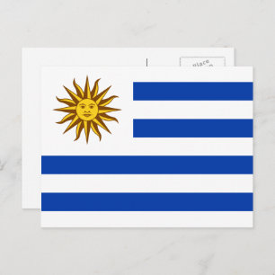 Uruguayan Flag, Flag of Uruguay Postcard