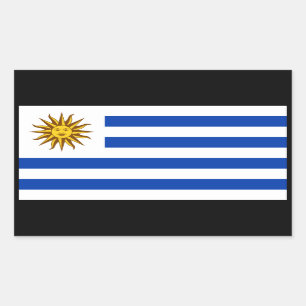 Uruguayan Flag, Flag of Uruguay Rectangular Sticker