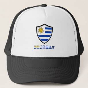 Uruguayan flag trucker hat