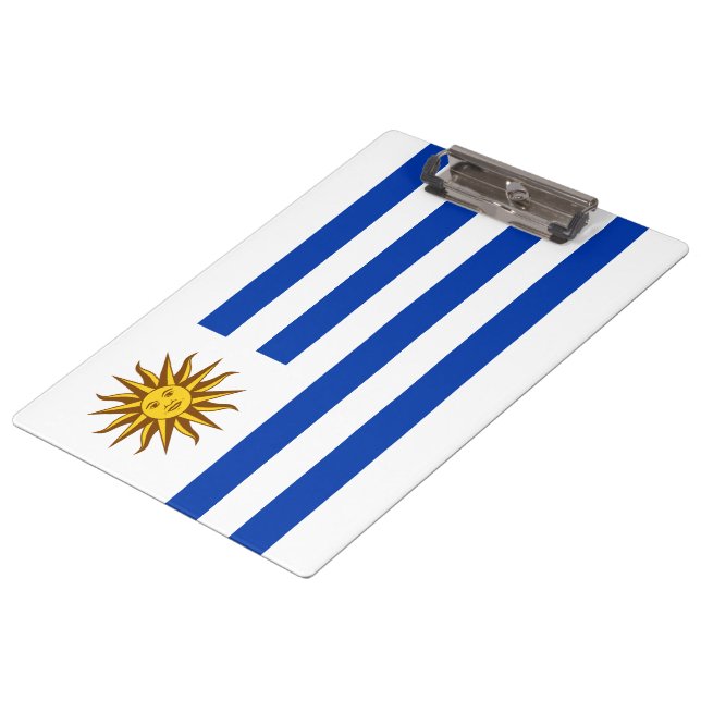 Uruguayan Flag (Uruguay) Clipboard (Angled)