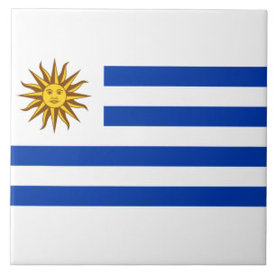 Uruguayan Flag (Uruguay) Tile