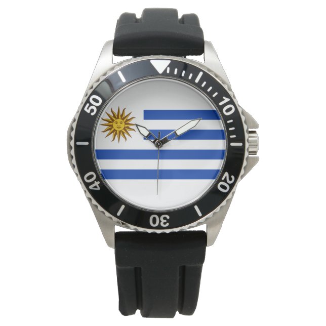 Uruguayan Flag (Uruguay) Watch (Front)