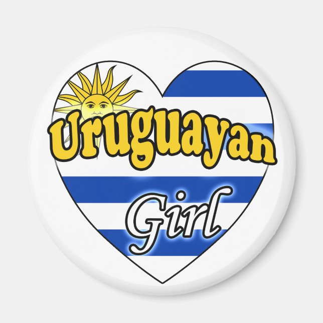 Uruguayan Girl Magnet (Front)