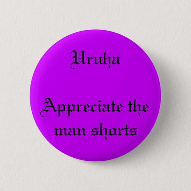 Uruha 6 Cm Round Badge (Front)
