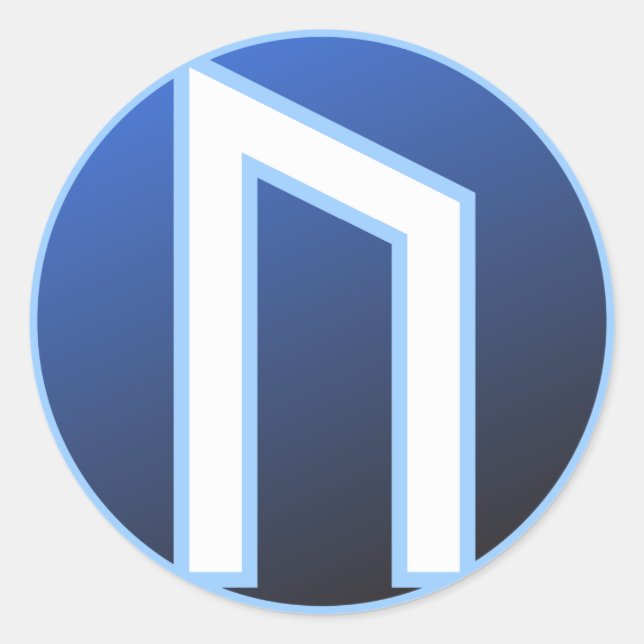 Uruz Ur Rune Classic Round Sticker (Front)