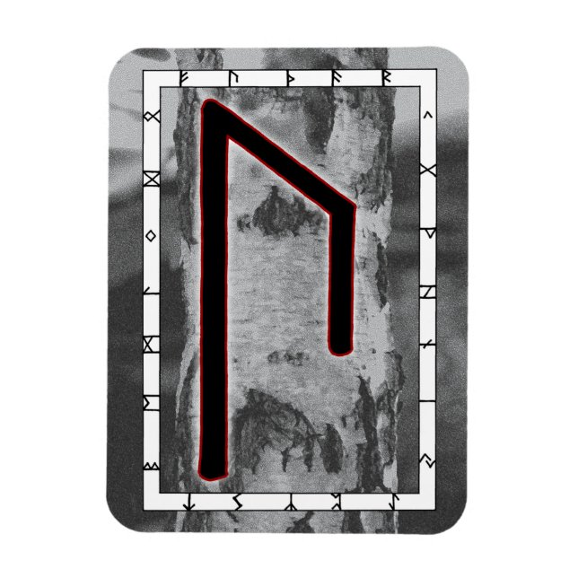 Uruz Viking Rune Magnet – Wisdom! (Vertical)
