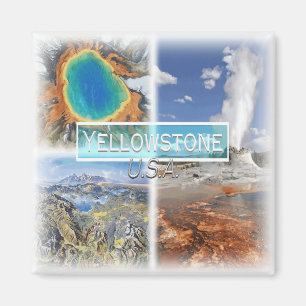 US0148 America,United States, Yellowstone, Fridge Magnet