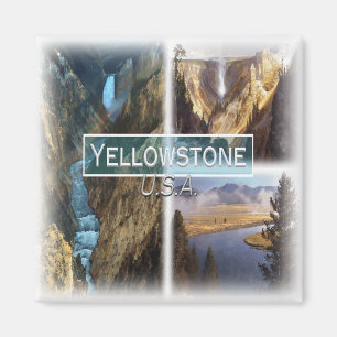 US0150 America,United States, Yellowstone, Fridge Magnet