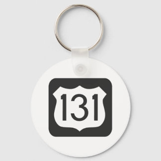 US-131 Highway Key Ring