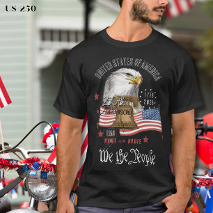 US 250 "We the People" 250th Anniversary Eagle T-Shirt