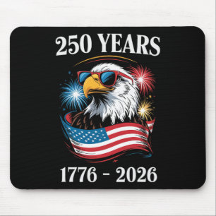 Us 250 Years 250th Anniversary American Usa Flag F Mouse Pad