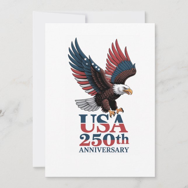 US 250th Anniversary  Invitation (Front)