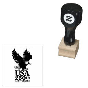 US 250th Anniversary  Rubber Stamp