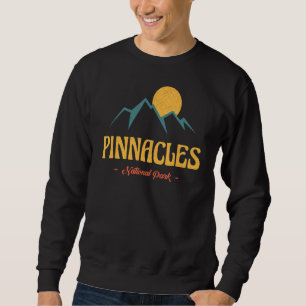 Us Adventure Vintage Pinnacles National Park Souve Sweatshirt