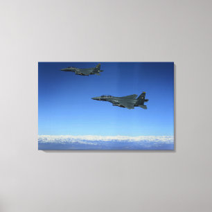 US Air Force F-15E Strike Eagles 2 Canvas Print