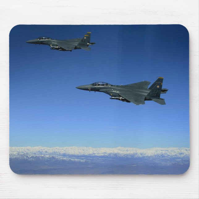 US Air Force F-15E Strike Eagles 2 Mouse Pad (Front)