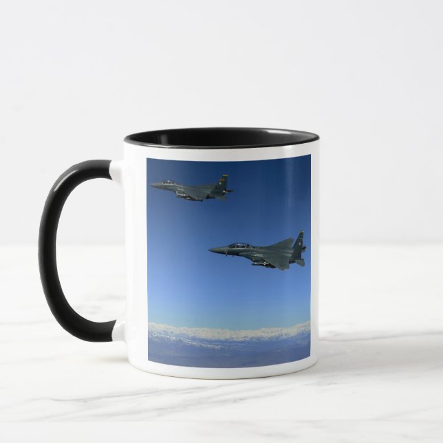 US Air Force F-15E Strike Eagles 2 Mug (Left)