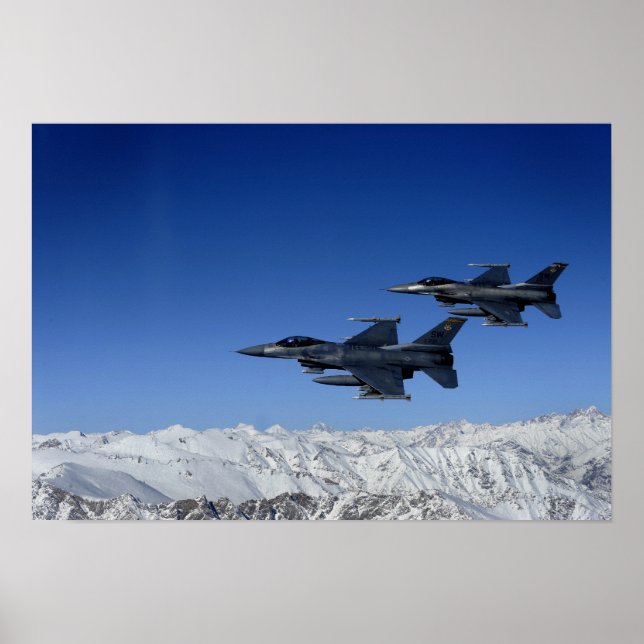 US Air Force F-16 Fighting Falcons Poster (Front)