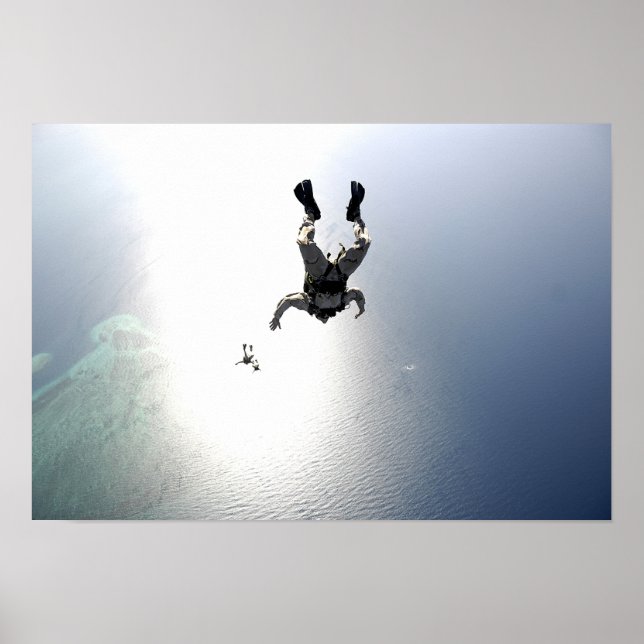 US Air Force pararescuemen Poster (Front)