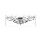 US Air Force Pilot Wings Crafting Rubber Stamp