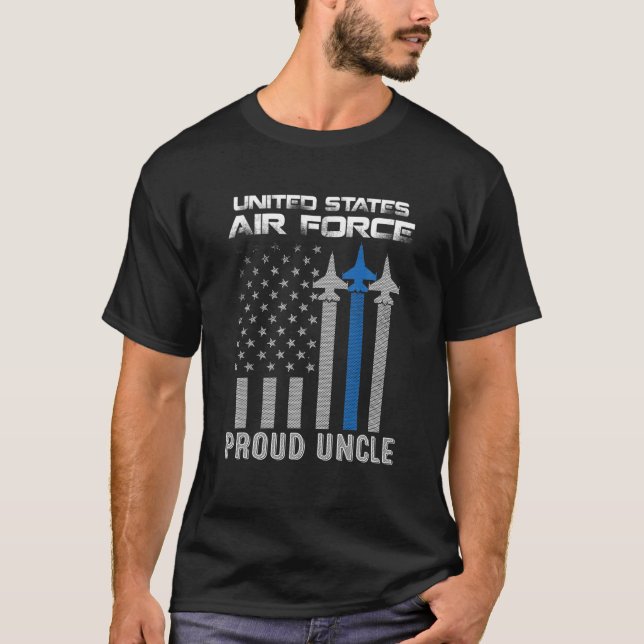 US Air Force Proud Uncle - Proud Air Force Uncle V T-Shirt (Front)