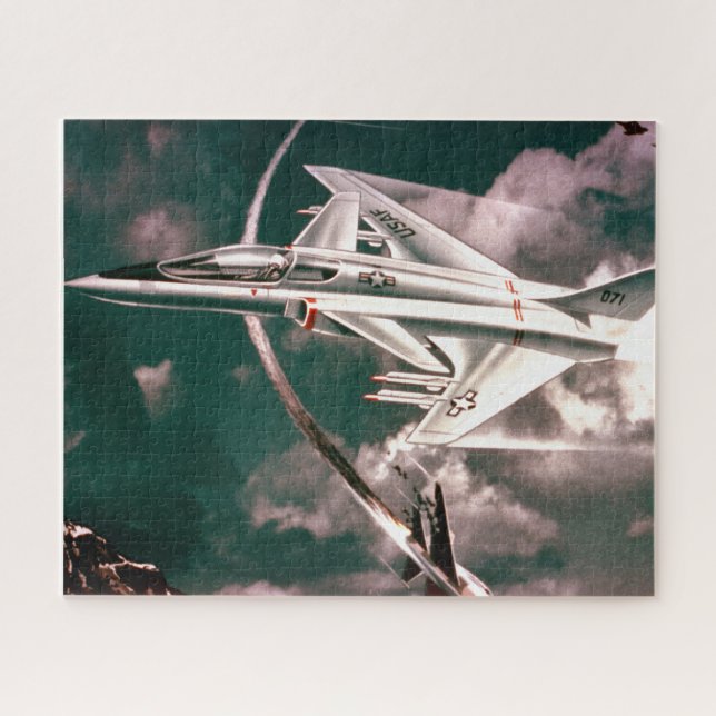 US Air Force X-29A ATD in flight Jigsaw Puzzle (Horizontal)