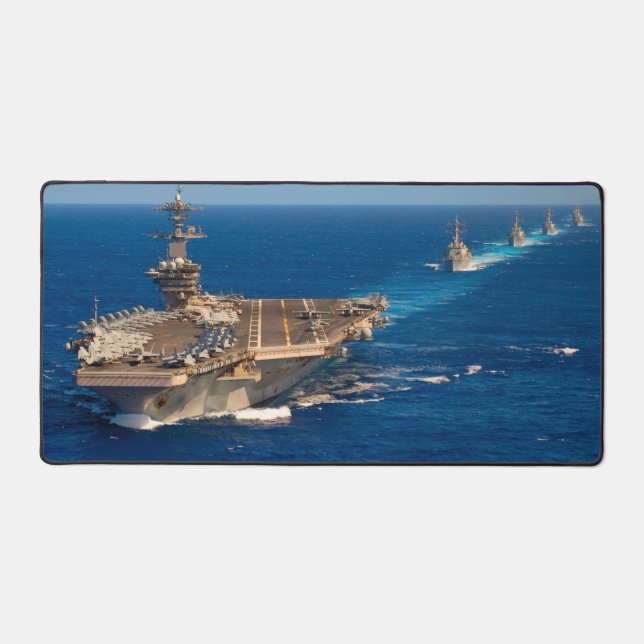 US AIRCRAFT CARRIER - CVN-71 DESK MAT (Front)
