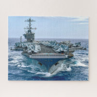 US AIRCRAFT CARRIER - CVN 75 (16x20 INCH)