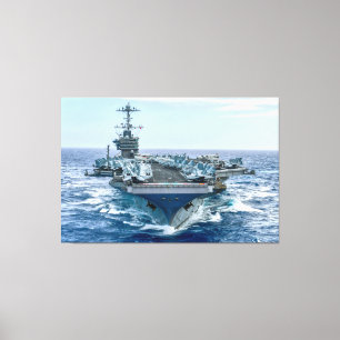 US AIRCRAFT CARRIER – CVN-75 40x60 Canvas Print