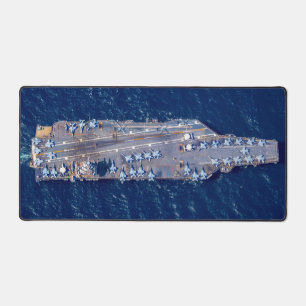 US AIRCRAFT CARRIER - CVN-78 DESK MAT